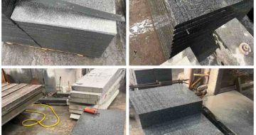 贵州 芝麻黑地铺石材