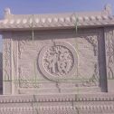 贵州 芝麻白花岗岩屏风，照壁，影壁