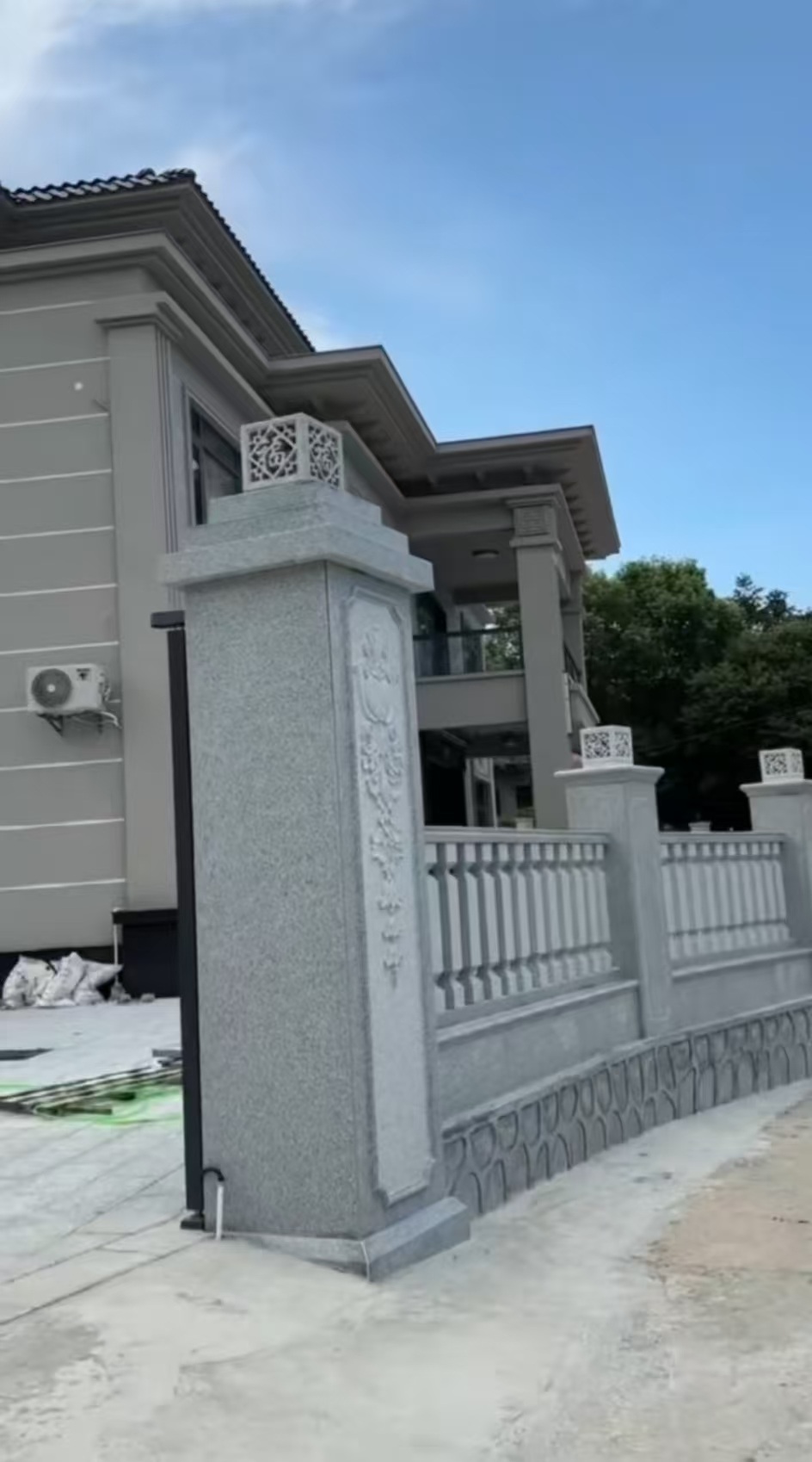 贵州 芝麻白别墅围墙栏杆，私人订制