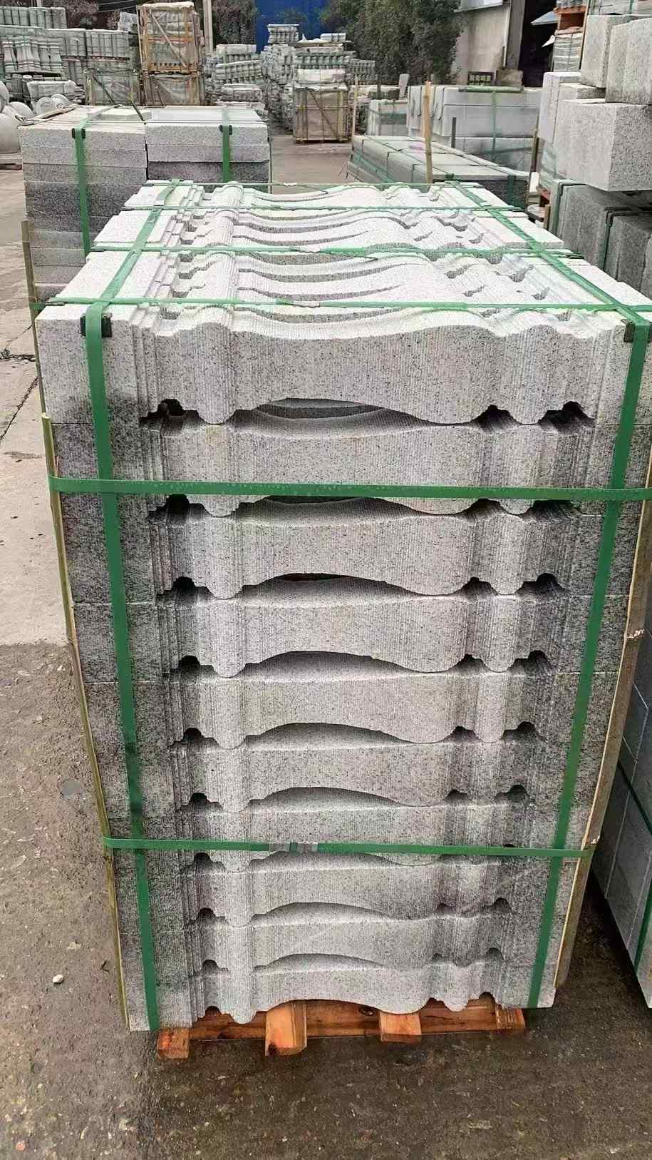 贵州 芝麻白方形拉丝面，栏杆花瓶柱
