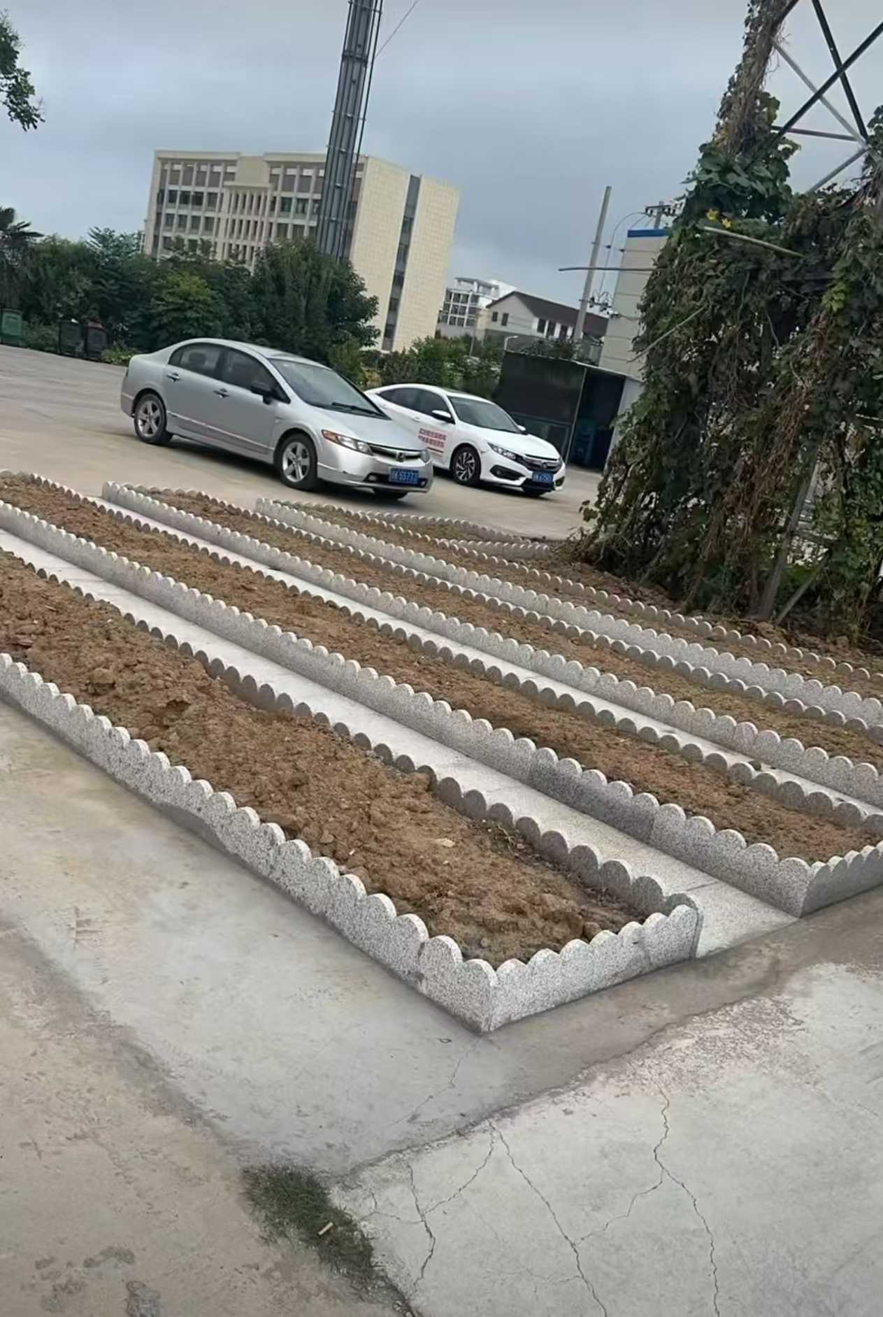 贵州 花边石、花围石、花园石安装效果