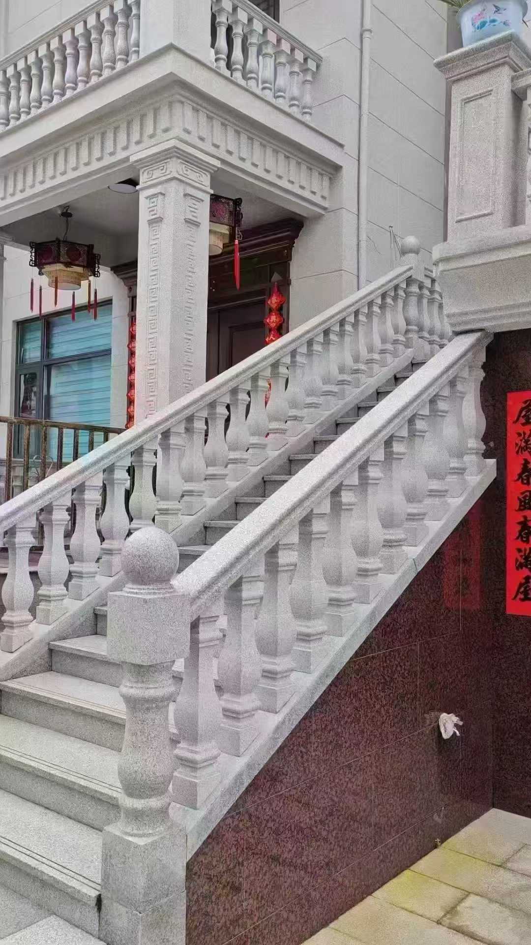 贵州 天然石材 阳台庭院护栏、栏杆