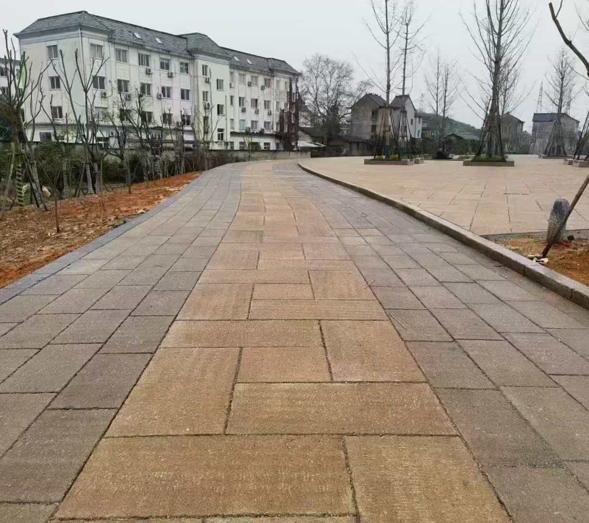 贵州仿古石铺装效果
